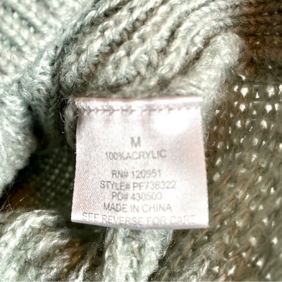 C Brand Wrap Sweater Mint M - Picture 5 of 6